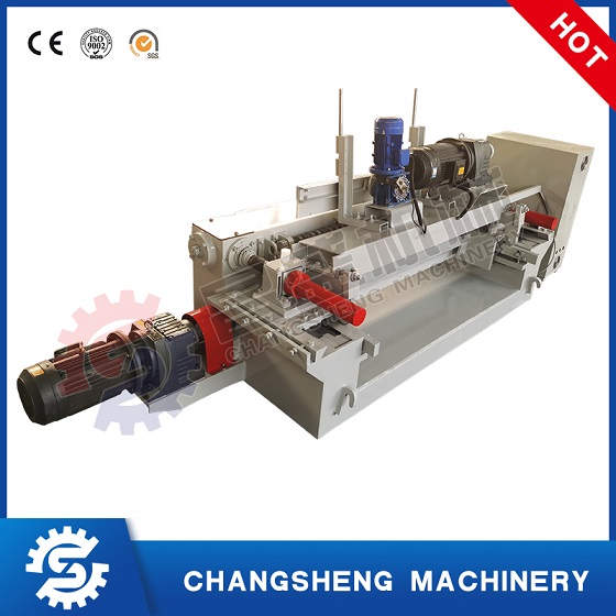 4 Feet Spindle Less Wood Core Veneer Rotary Peeling Machine