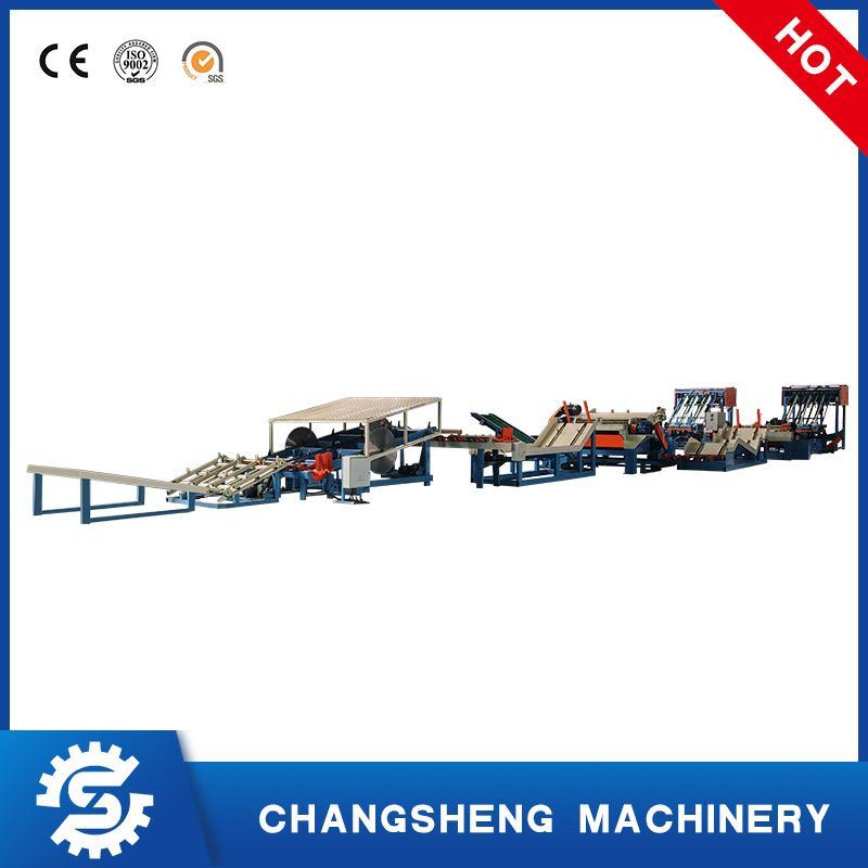 4 Feet Plywood Veneer Production Line Spindle less High Speed 